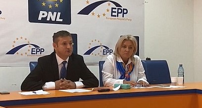 Autoevacuare din sediul PNL (video)